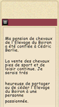 Mobile Screenshot of elevageduboiron.ch
